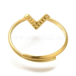 Componentes de anillo ajustable de acero inoxidable 304 con recubrimiento iónico (IP)&nbsp;RJEW-U017-26G