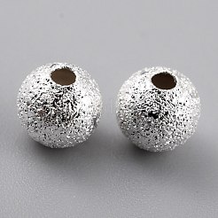 Perle di ottone placcato di lunga durata&nbsp;KK-O133-004B-S