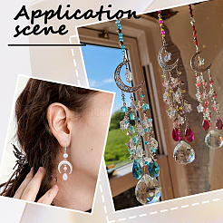 60 шт. 3 стиля тибетский стиль сплав 2-петлевые соединительные подвески&nbsp;FIND-SC0007-55