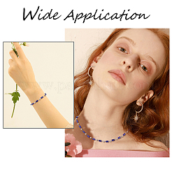 Set di bracciali e collane con perline in acciaio inossidabile 304&nbsp;SJEW-UN0001-03P