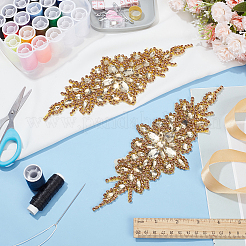Strass-Blumenapplikationen&nbsp;DIY-WH0504-99B