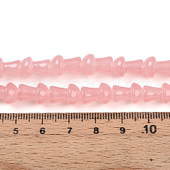 Выпечка окрашенные стеклянные бусины пряди&nbsp;DGLA-N007-01C