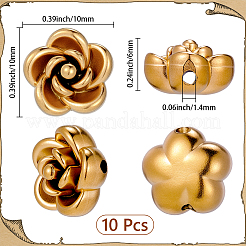 10 Stück 304 Edelstahlperlen&nbsp;STAS-SC0020-99