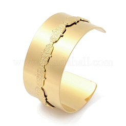 Браслеты-манжеты из нержавеющей стали 304&nbsp;BJEW-M082-05G