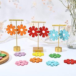 Kit per la creazione di orecchini pendenti in legno fai da te&nbsp;DIY-NB0005-69