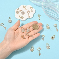 20pcs 4 Arten Legierungsanhänger&nbsp;ALRI-YW0001-41