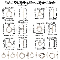12 стиль застежек из сплава в тибетском стиле&nbsp;FIND-SC0012-97