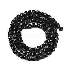Натуральный черный турмалин бисер нитей&nbsp;G-P612-B01-01