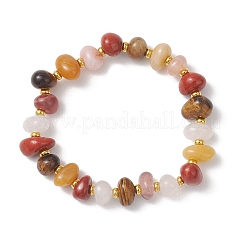 Браслеты из натуральных смешанных драгоценных камней с бусинами для женщин&nbsp;BJEW-JB13372