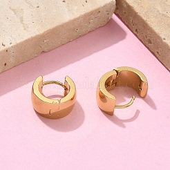 Pendientes de aro anchos de acero inoxidable 201&nbsp;EJEW-D354-16G