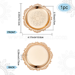 Поднос для ювелирных изделий из сплава&nbsp;DJEW-WH0002-02G