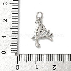 Латунные микропаве прозрачные подвески с фианитом&nbsp;KK-B155-09P