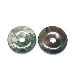 Природные моховой агат подвески&nbsp;G-P415-22F