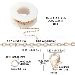 Kit fai da te per la creazione di collane con braccialetti a catena&nbsp;DIY-FS0003-68