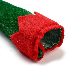 Рождественская одежда фетровая ткань и железный чехол для бутылки вина украшение&nbsp;LS-DJEW-K027-02B