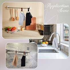 4шт. 4-х цветный держатель для полотенец из искусственной кожи&nbsp;HJEW-CN0001-35