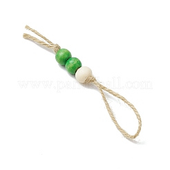 4 pendentif décoratif en perles de bois&nbsp;HJEW-JM02918