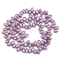 Perles de perles de coquille galvanoplastie&nbsp;BSHE-B009-A01-5x8mm-03