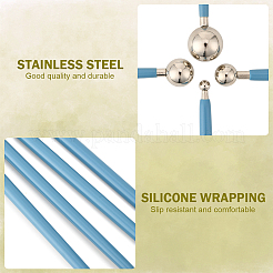 4шт пластиковые двойные головки для моделирования глины набор инструментов для лепки&nbsp;TOOL-SP0001-08