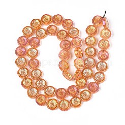 Полугальванизированная краска для запекания стеклянные бусины нити&nbsp;EGLA-K061-11A-AB10