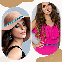 2 шт. 2-х цветные пластиковые и полиэстеровые бусины-пайетки&nbsp;OCOR-CY0002-10B