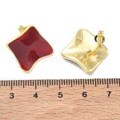 Pendientes de latón esmaltado para mujer&nbsp;KK-CBA760A-07G-05