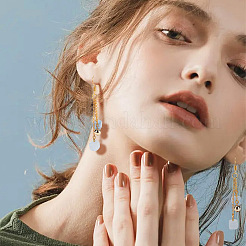 1 нить бусин из натурального кварца&nbsp;G-OC0004-55B