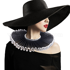 Съемный женский фальшивый воротник из марли&nbsp;AJEW-WH20042-91A