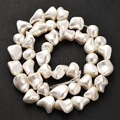 Гальванические оболочки жемчужные бусы пряди&nbsp;BSHE-C009-01B