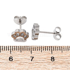 Серьги-гвоздики из нержавеющей стали 304&nbsp;X-EJEW-F227-14P