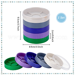 Одноуровневые пластиковые банки для часовых деталей&nbsp;CON-WH0115-17