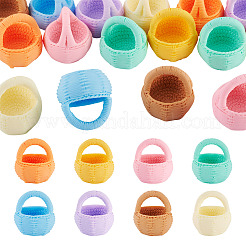 16 Stück Miniatur-Ornamente aus Kunstharz in 8 Farben.&nbsp;DJEW-TA0001-37
