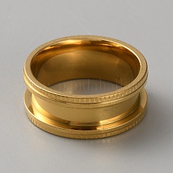 201 закрепка для кольца из нержавеющей стали с канавками&nbsp;STAS-WH20002-05B-G