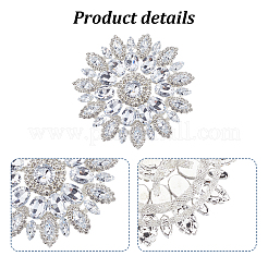 Cabochon in strass di ferro e vetro&nbsp;FIND-WH0366-419A
