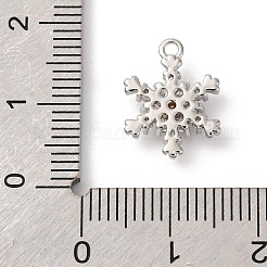 Латунные подвески из прозрачного кубического циркония&nbsp;LS-KK-V016-03P