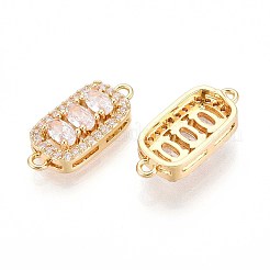 Латунные подвески из прозрачного кубического циркония&nbsp;KK-N284-05G