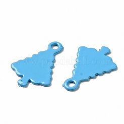 Breloques en acier inoxydable 201 peintes au pistolet&nbsp;STAS-G304-28B