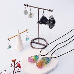 Bausatz für Ohrringe aus rohen Steinperlen zum Selbermachen&nbsp;DIY-SZ0007-71