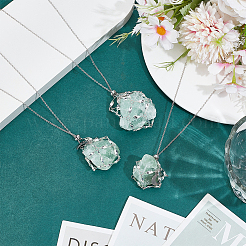 3 шт. латунные ожерелья-мешки в технике макраме&nbsp;NJEW-WR00007