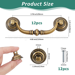 Maniglie per cassetti in lega di zinco&nbsp;AJEW-WH0816-339ABP