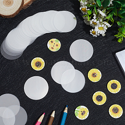 300 шт. прозрачная защитная пленка для значка питомца&nbsp;AJEW-CP0010-04A