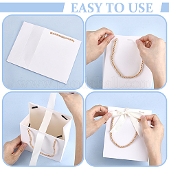 Подарочные пакеты из чистой бумаги&nbsp;ABAG-WH0040-19