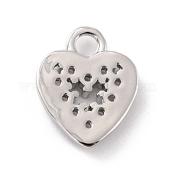 Breloques en zircone cubique transparentes en laiton micro-pavé écologiques&nbsp;ZIRC-C027-04P-RS