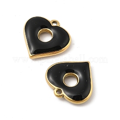 Подвески из нержавеющей стали 304 с эмалью&nbsp;STAS-P380-06G-01