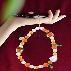 1 шт. ремешки для мобильного телефона из смолы и акрила&nbsp;HJEW-LP0001-47