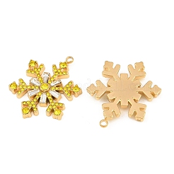 Ciondoli in strass in acciaio inossidabile 304&nbsp;RB-CBADC81-14G-01