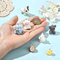 Подвески из флокированной смолы&nbsp;FIND-YW0009-13