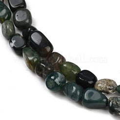 Природные моховой агат бисер нитей&nbsp;LS-G-Q060-D10