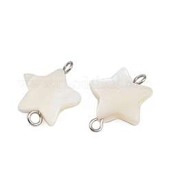 Подвески-звездочки из натуральных ракушек&nbsp;STAS-D378-26P