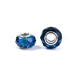 Perle di vetro trasparente europei&nbsp;GPDL-N004-D14mm-B12